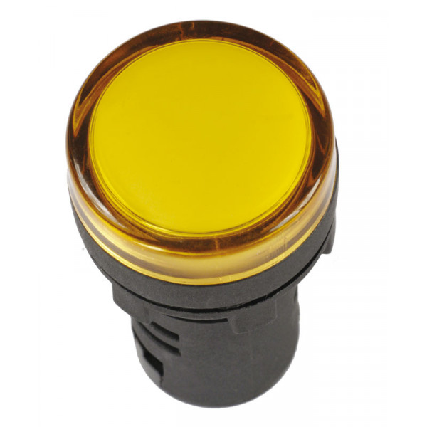 Лампа AD22DS(LED)матрица d22мм желтый 12В AC/DC ИЭК Лампа AD22DS(LED)матрица d22мм желтый 12В AC/DC ИЭК