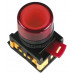 Лампа AL-22TE сигнальная d22мм красный неон/240В цилиндр ИЭК