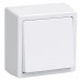ВС20-1-0-ББ Выключатель одноклавишный для открытой установки "БРИКС" цвет: белый