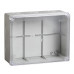 Коробка КМ41275 распаячная для о/п 240х195х90 мм IP44 (RAL7035, прозр. кр., кабельные вводы 5 шт)
