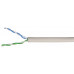 ITK Кабель связи витая пара U/UTP, кат.5E 2х2х24AWG solid, PVC, 500м, серый