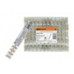 Зажим винтовой ЗВИ-5 полипропилен 0,75-4мм2 12пар 100°С белый (индивидуальная упаковка) TDM