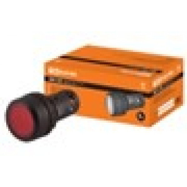 Кнопка SB7-CW3465-24V(LED) d22мм 1з+1р красная TDM Кнопка SB7-CW3465-24V(LED) d22мм 1з+1р красная TDM